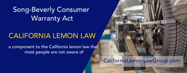 California Lemon Law repairs over 30 days