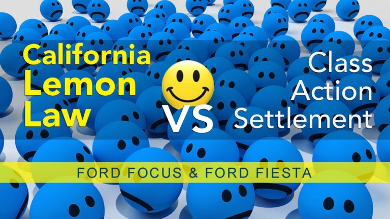 Lemon Law vs Class Action, Ford Focus, Ford Fiesta