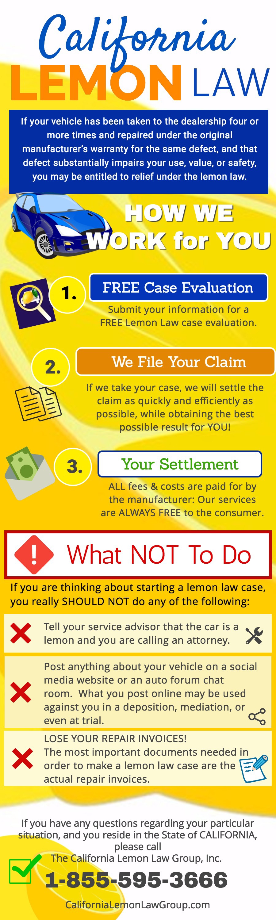 California Lemon Law Letter