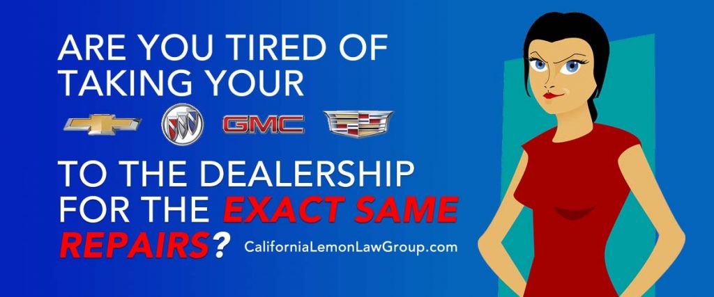 California Lemon Law Claims. GM, Cheverlot, Chevy