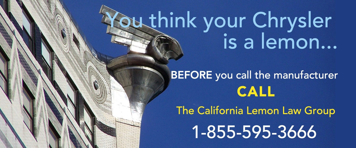 Fiat Chrysler Dodge lemon law experts, California lemon law