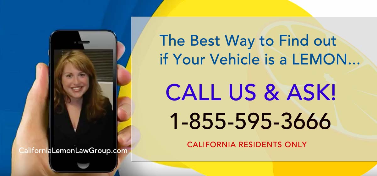 Call California Lemon Law Group, California residents