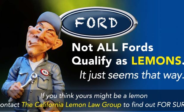 California Lemon Law Experts, Ford cars, trucks, lemon law cases