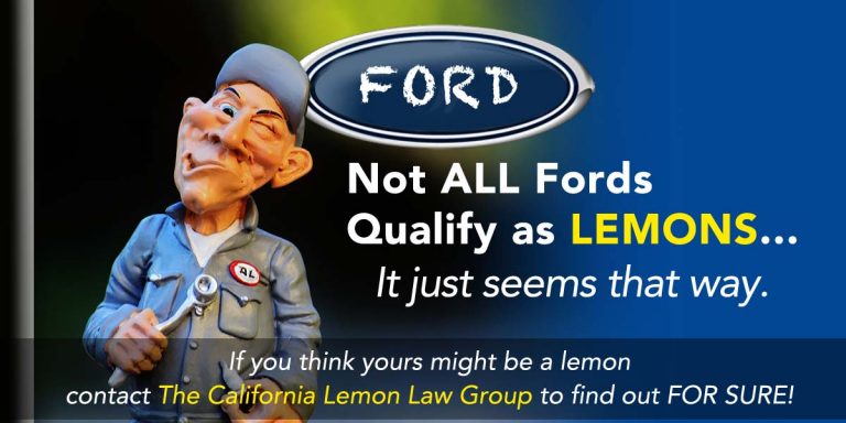 California Lemon Law Experts, Ford cars, trucks, lemon law cases
