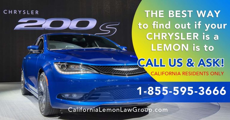 Chrysler 200 Lemon, California