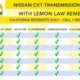 Nissan CVT problems, Caifornia Lemon Law