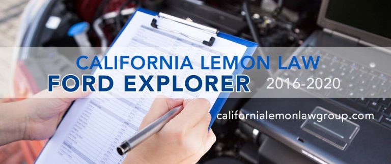 California Lemon Law, Ford Explorer