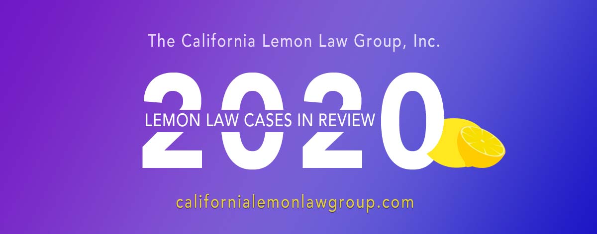 California Lemon Law 2020 Review