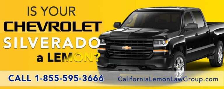 is your Chevrolet Silverado a lemon. California Lemon Law Group