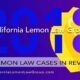 California Lemon Law cases in 2018